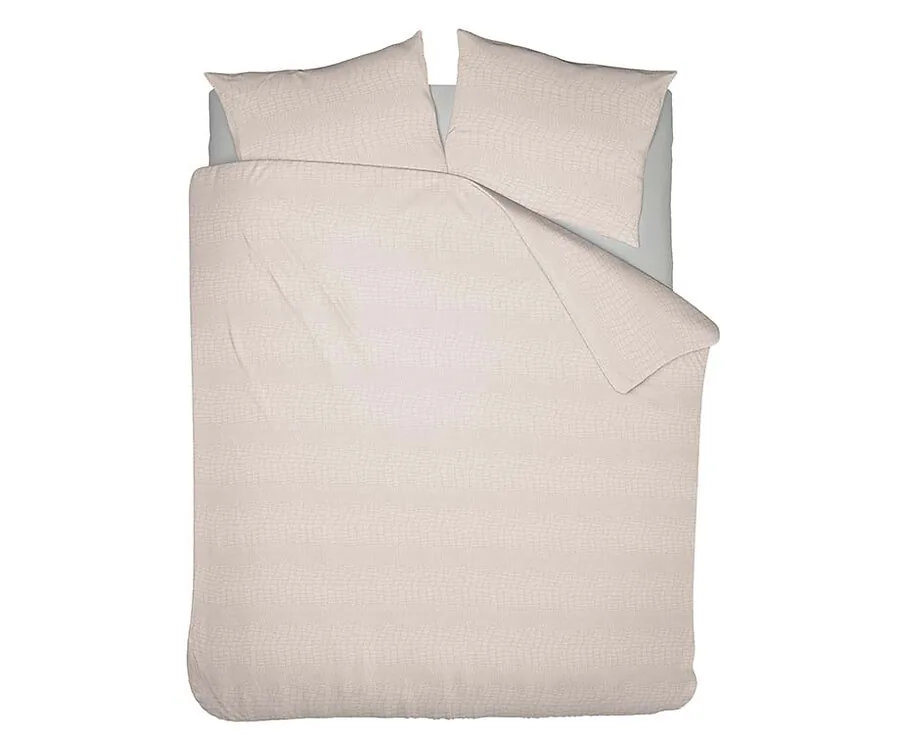 Nice Dreams Dekbedovertrek Croco-Zacht roze-240 x 200/220 | lits-jumeaux