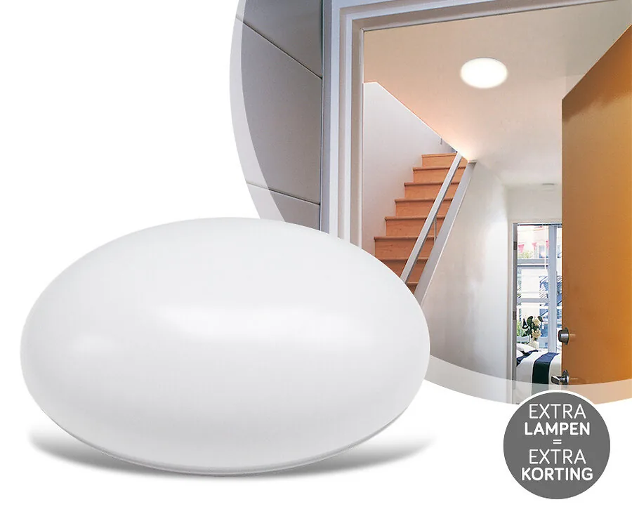 Luxe LED-plafonnière incl. LED-lamp - Optioneel Met Bewegingssensor!