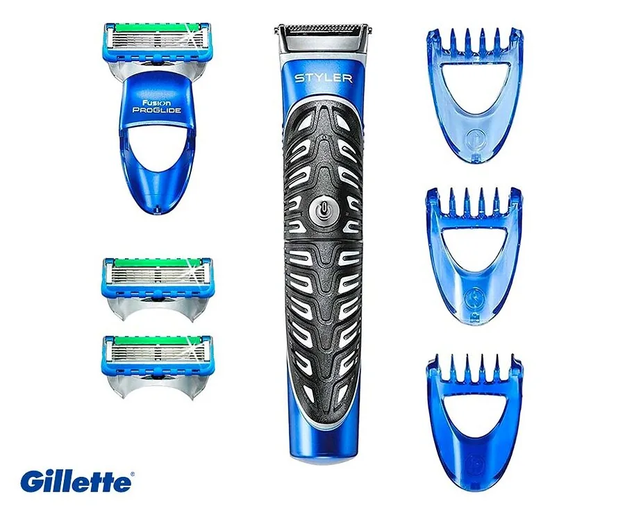 Gillette Fusion Styler 3-In-1 - Inclusief 3 Mesjes En Accessoires!