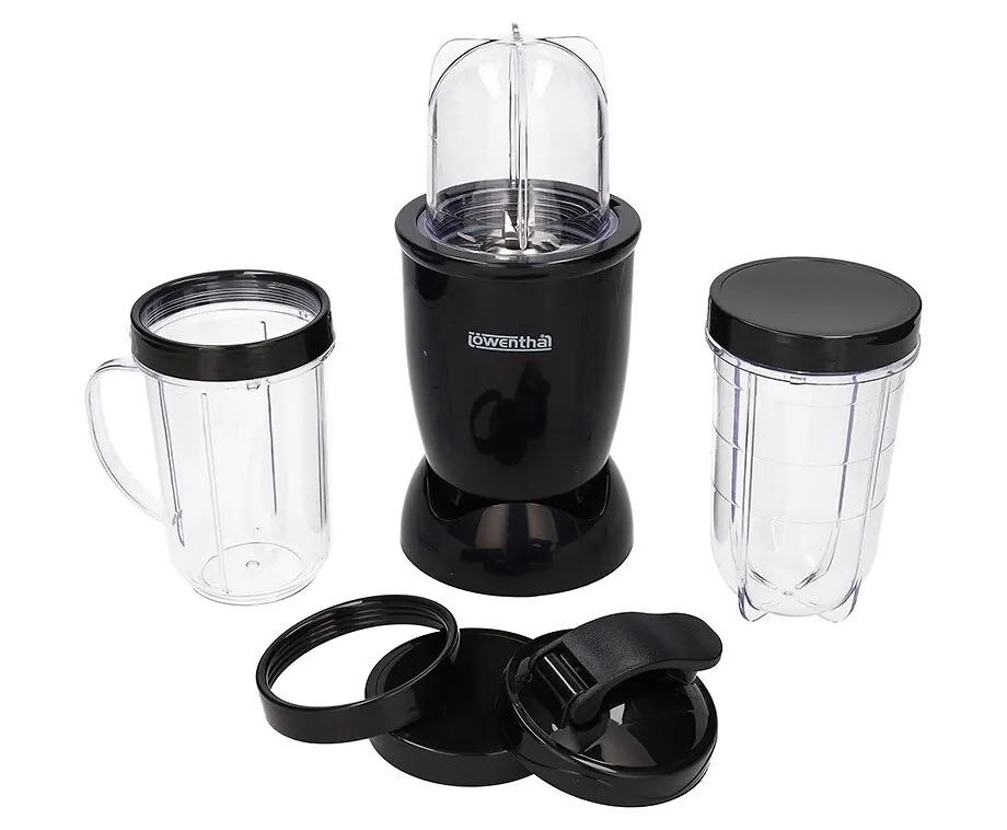 Smoothie Blender 600W met 3 Bekers