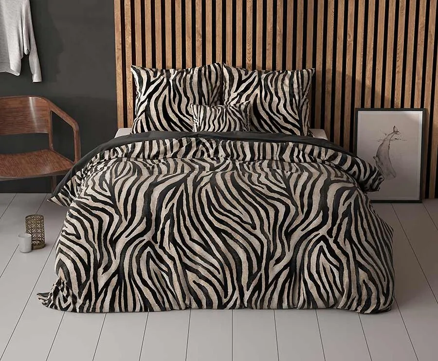 Sleeptime Dekbedovertrek - Zebra Icon - 140 x 200/220 | 1-persoons