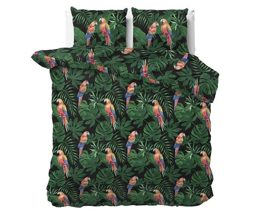 Sleeptime Dekbedovertrek - Tropical Parrot - 200x200/220 | 2-persoons