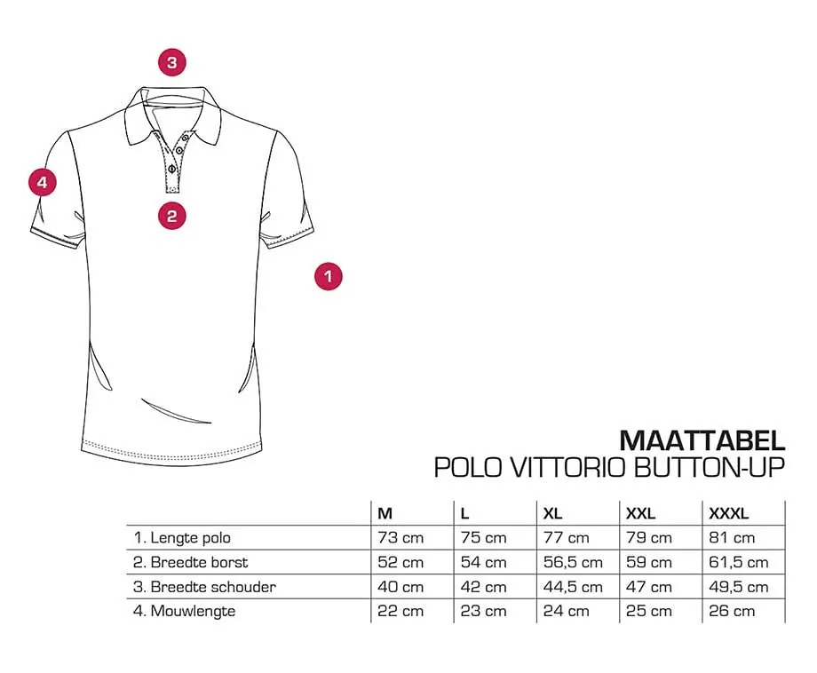 Mario Russo Polo Vittorio Button Up- Tijdloze Stijl Met Ultiem Draagcomfort!