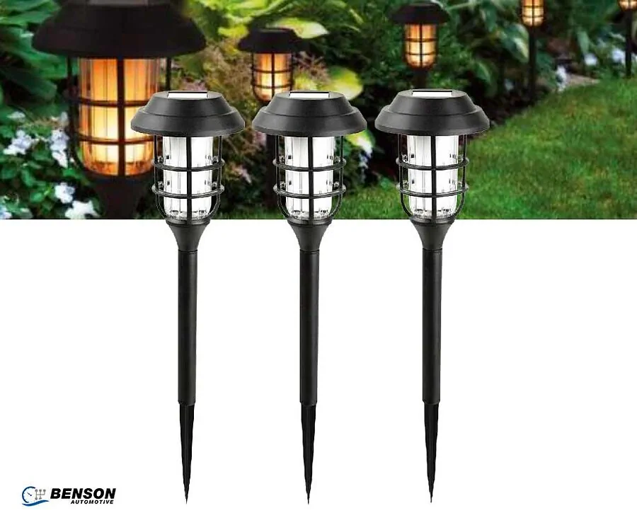 3-Delige Set Solar Fakkels - Met Realistisch Vlameffect!
