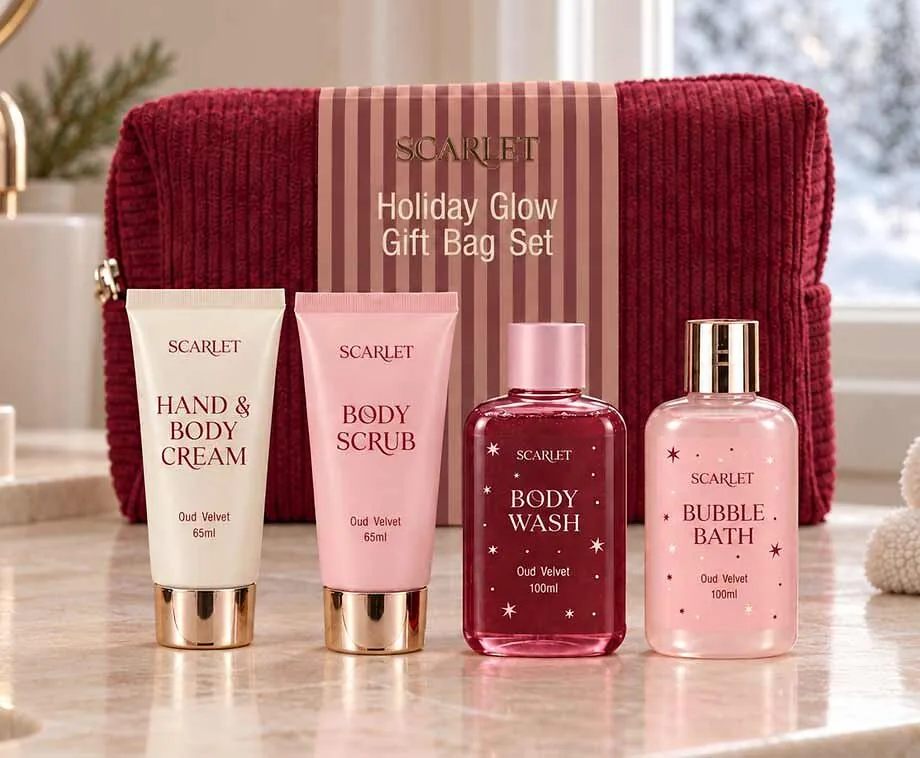 Badverzorging Giftset 4-delig in Corduroy Cosmeticatas