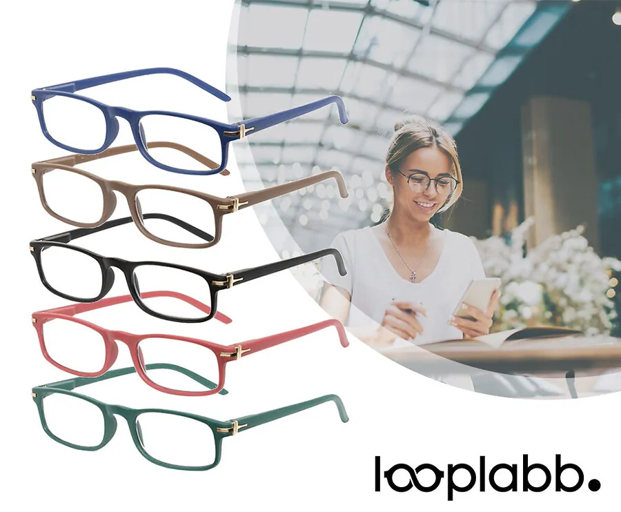 Looplabb Leesbril - Verkrijgbaar In Meerdere Kleuren En Sterktes!