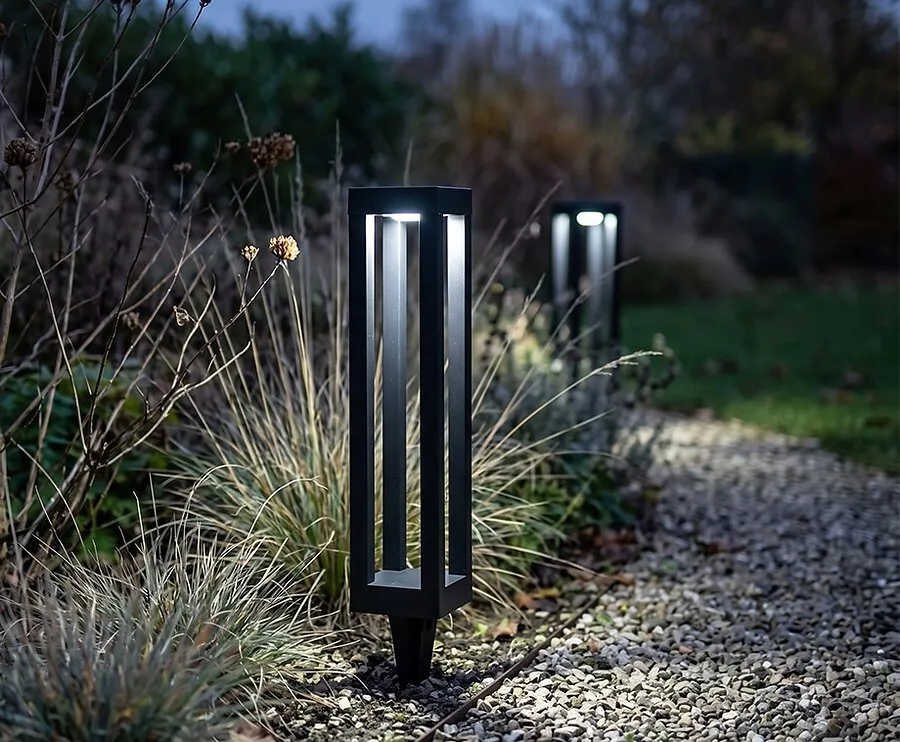 Tuinlamp Solar Rechthoek Open Design