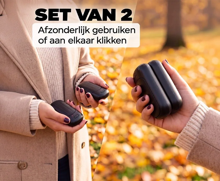 Elektrische Handwarmer Oplaadbaar USB-C