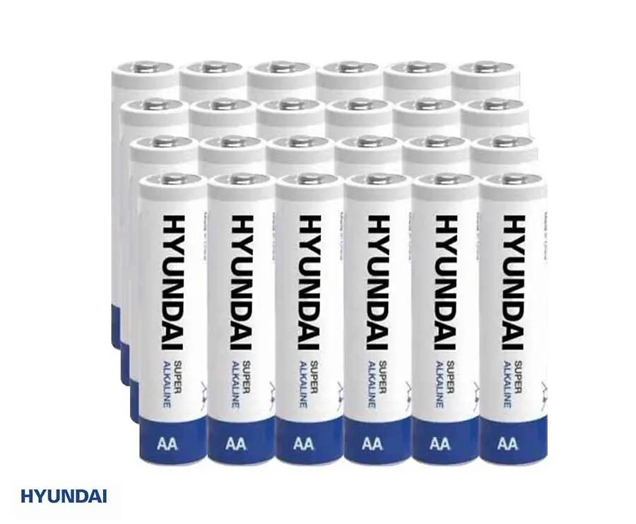 24-Pack Hyundai AA-Batterijen - Betrouwbare Prestaties!