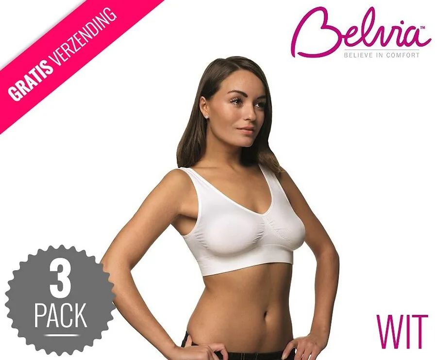 3-Pack Belvia Bra - De Meest Comfortabele Beha Op De Markt!