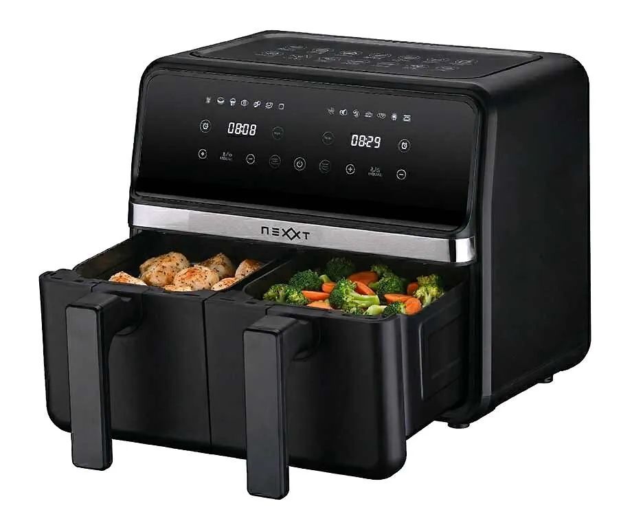 Dubbele Airfryer XXL - 2 Kookzones Van 4 Liter!