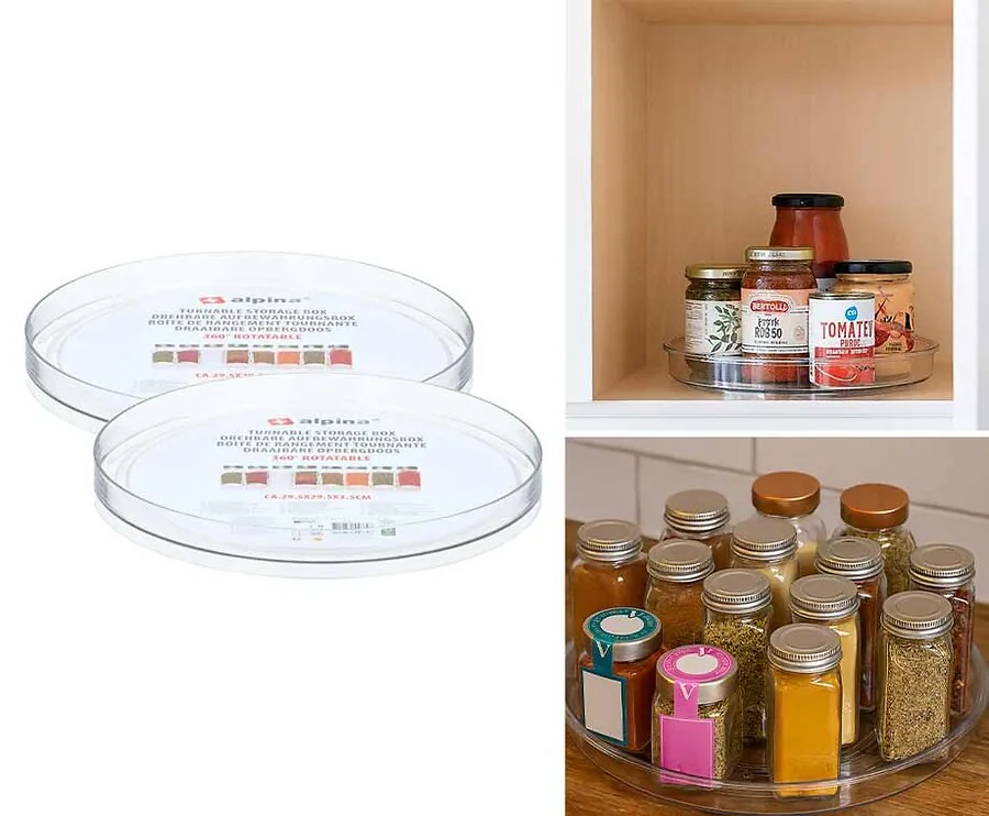 Draaiende Koelkast- En Keukenorganizer - Vandaag 1+1 GRATIS!