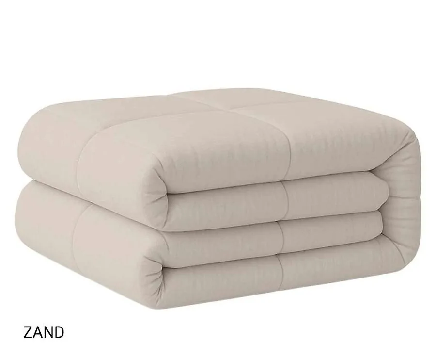 Zydante Eazy Dekbed Vintage Washed Zand - 240x200 cm