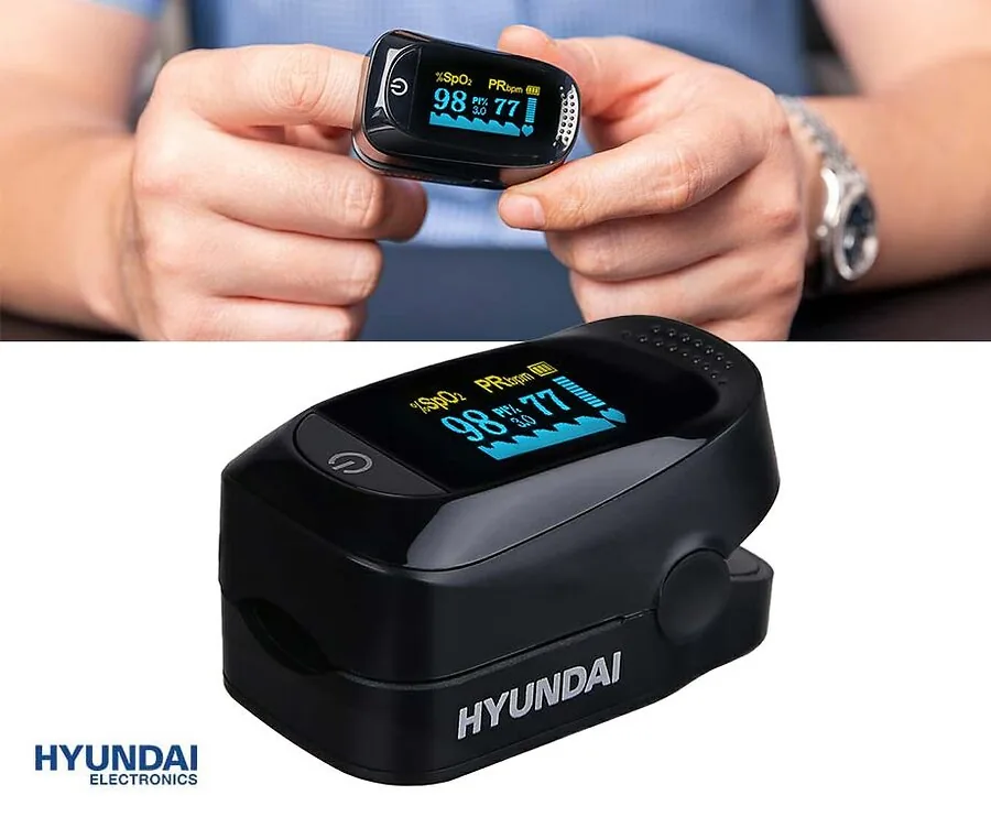 Hyundai Pulse Oximeter - Makkelijk Zuurstofgehalte En Hartslag Meten!