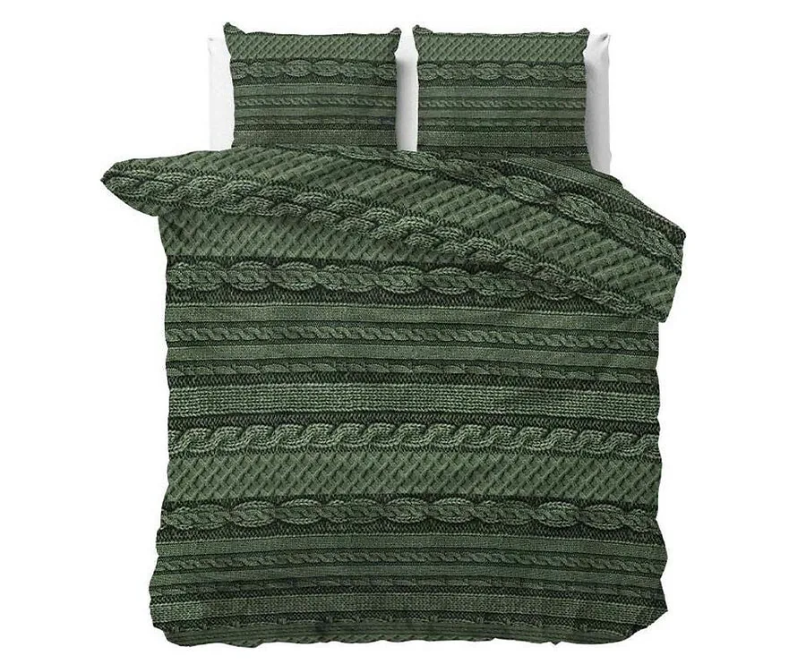 Sleeptime Dekbedovertrek - Nature Knits - 240x200/220 | lits-jumeaux