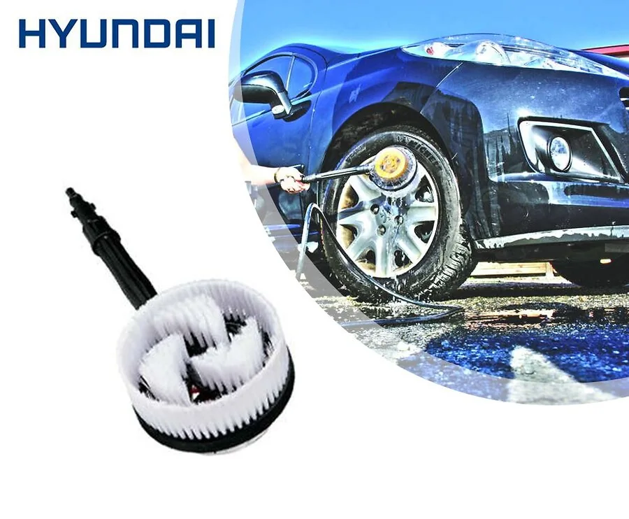 Hyundai Roterende Wasborstel - Accessoire Voor De Hogedrukreiniger! 