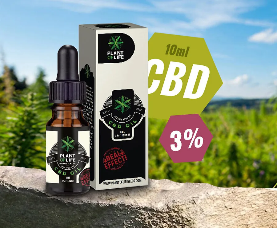 Plant Of Life CBD Hennep Olie 3% - Bij Pijn, Spasmen En Chronische Pijnklachten!