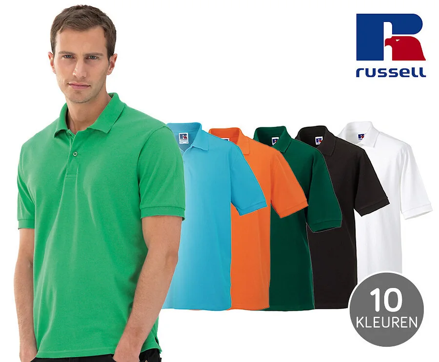 Russell Polo's - Verkrijgbaar In 10 Verschillende Kleuren!