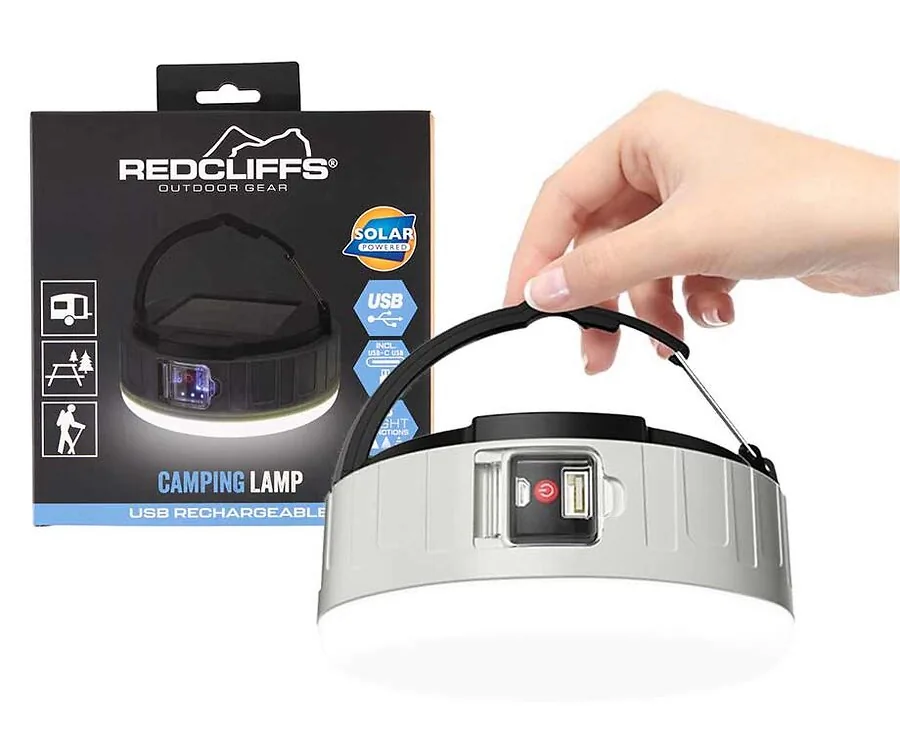 Solar Oplaadbare Lamp - Sfeervol Licht Voor Buiten En Onderweg!