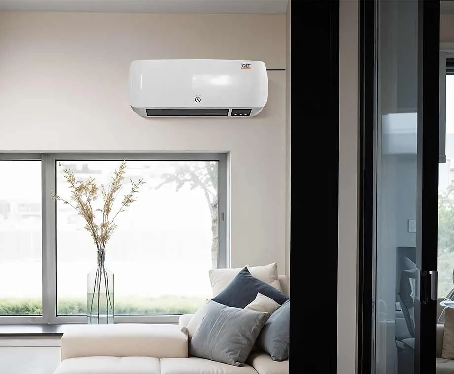 Wandkachel Keramisch 2-in-1 met Ventilator 2000W Wit