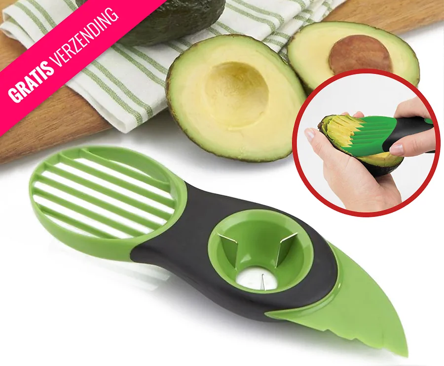 Avocado Slicer – Snijdt Snel, Gemakkelijk & Zonder Te Knoeien!