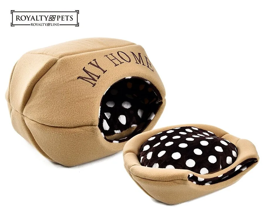 Royalty Pets 2-in-1 Mand Milo - Een Warme En Veilige Slaapplek!