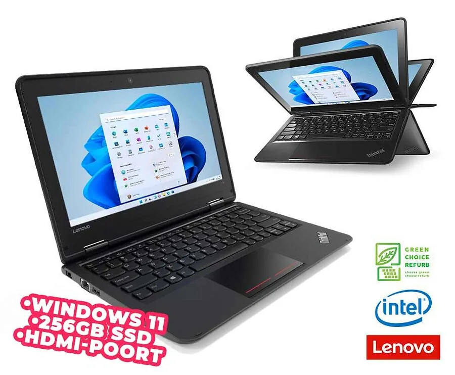 Lenovo Yoga 11E Refurbished - Direct Klaar Voor Gebruik Met Windows 11!