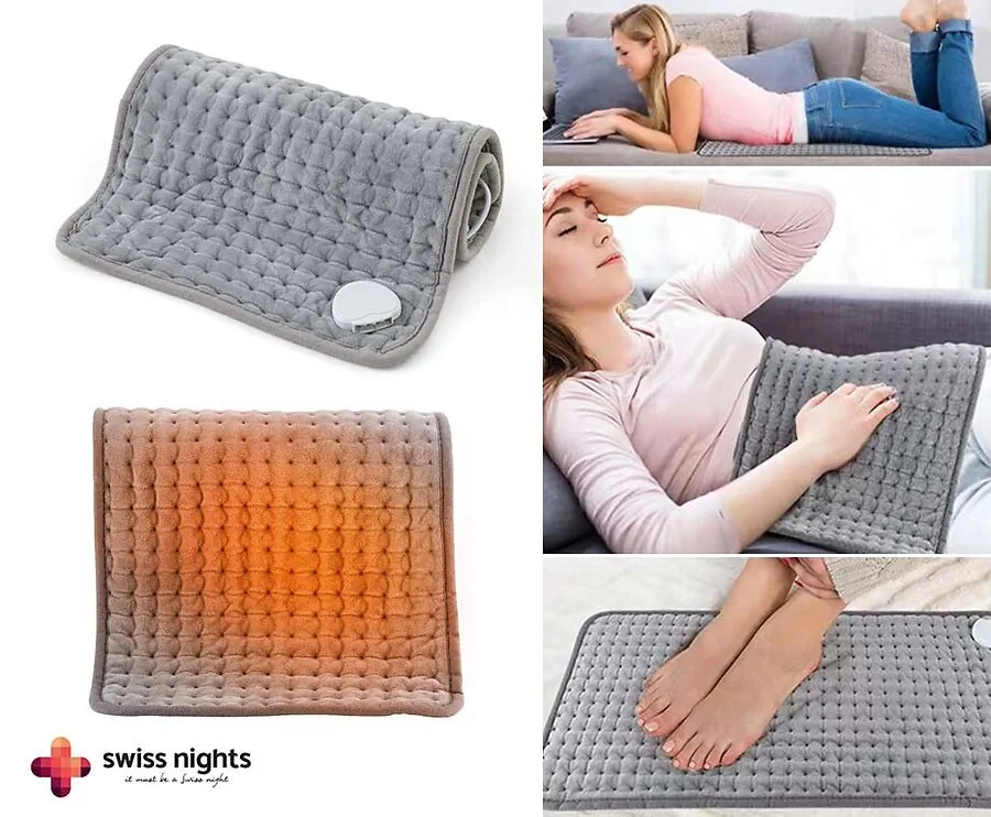 Swiss Night Warmtekussen - Voor Nek, Rug, Schouders, Benen, Buik, Etc.!
