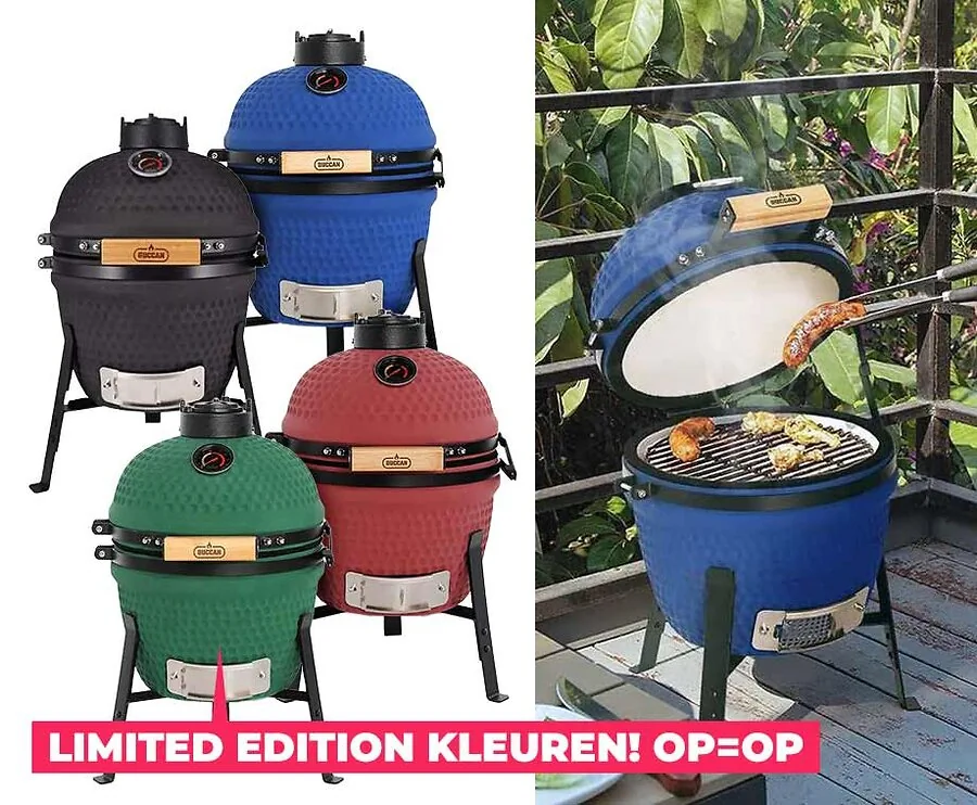 Kamado Egg BBQ Buccan Ø33 cm Limited Edition - Luxe Model Met Frame!
