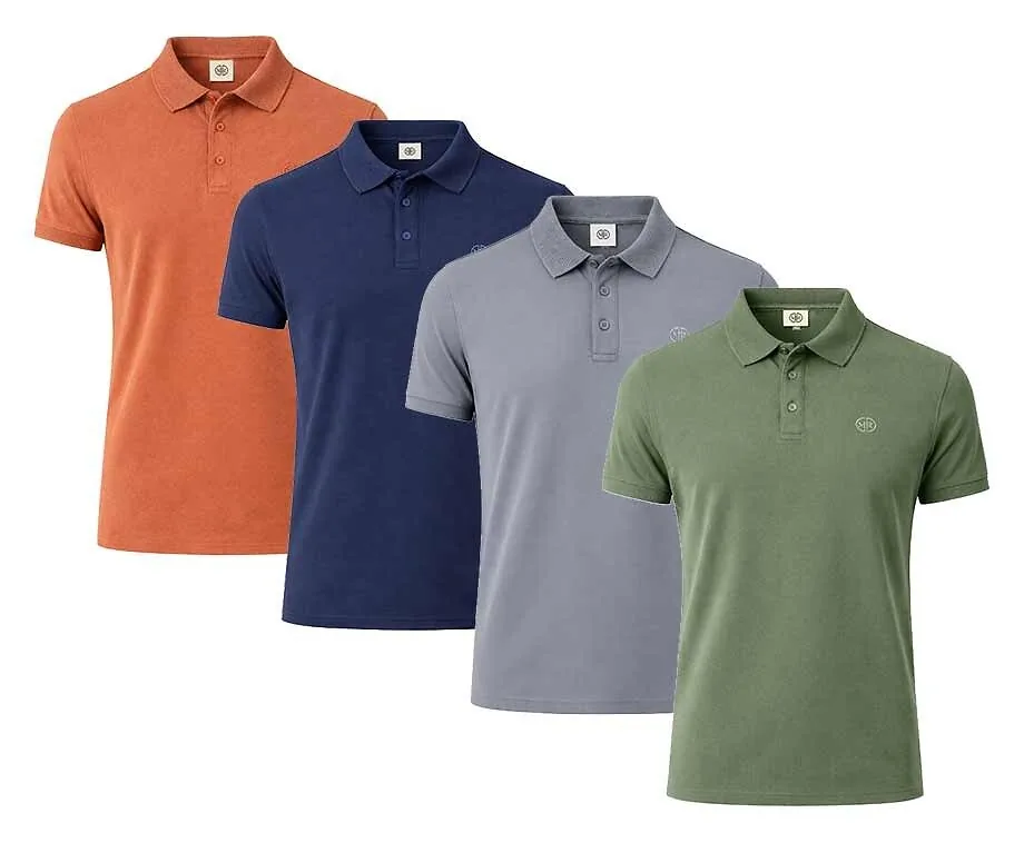 Mario Russo Polo Vittorio Button Up- Tijdloze Stijl Met Ultiem Draagcomfort!