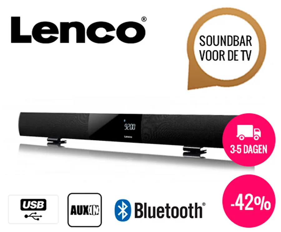 Lenco SB210 BT Soundbar met Bluetooth