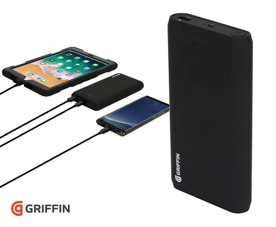 Griffin Reserve Powerbank 20.100 mAh - Met Standaard USB En USB-C Aansluiting!