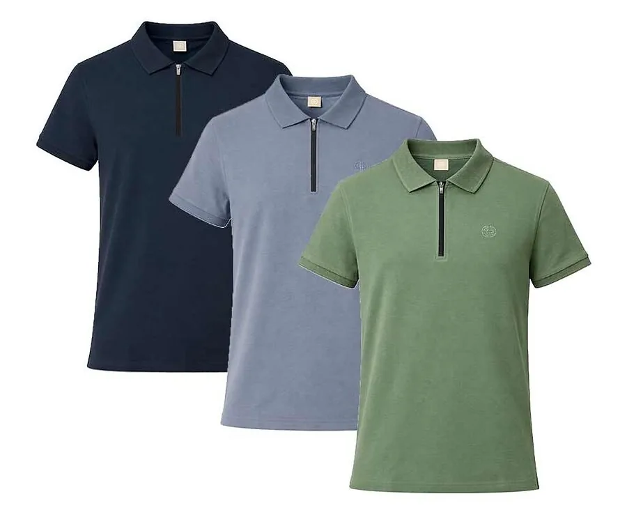 Mario Russo Polo Met Rits Lorenzo - Stijlvolle Half Zip!