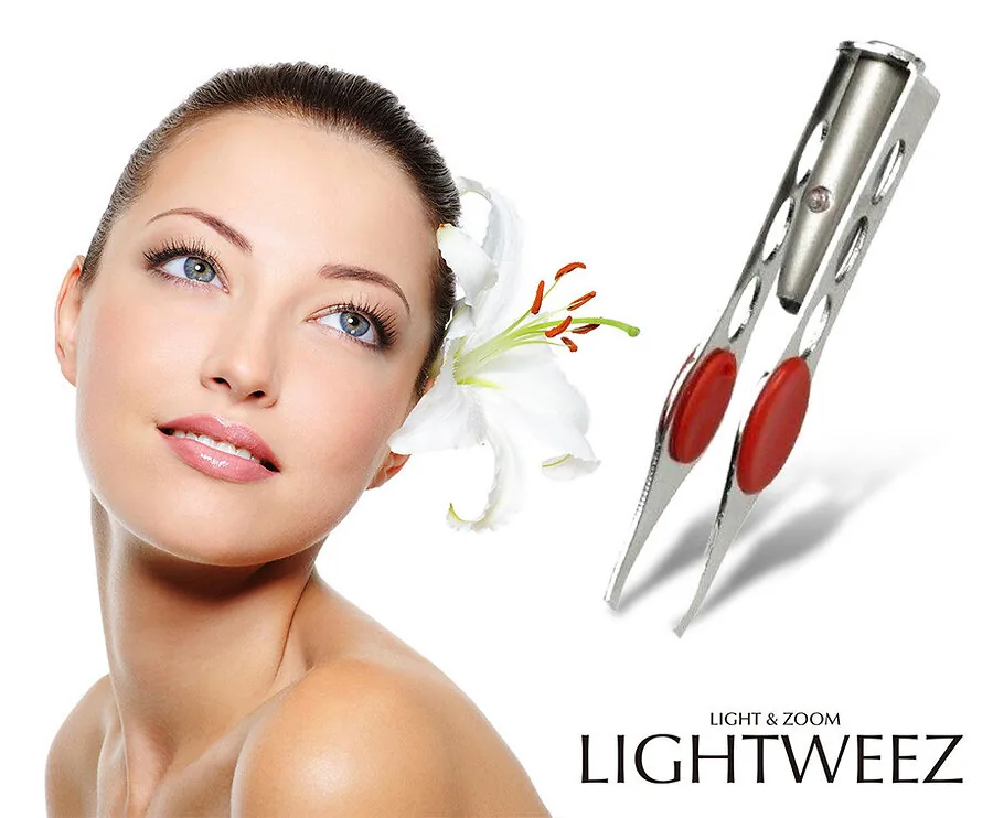 Lightweez Pincet Met Licht - Geen Haartje Is Te Klein Of Verborgen!