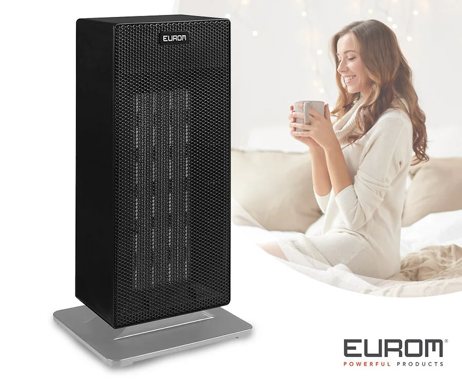 Eurom Keramische Kachel - Compacte, Lichtgewicht Bijverwarming!