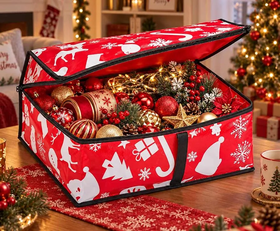 Opbergdoos Kerst 62 x 53 x 19 cm