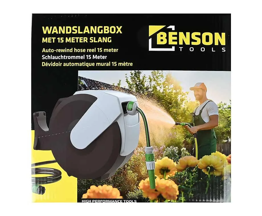 Wandslangenbox Met Slang-15 Meter