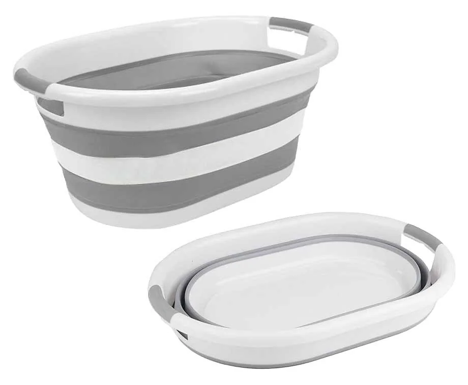 Opvouwbare Wasmand 39 L - Ruimtebesparend Ontwerp!