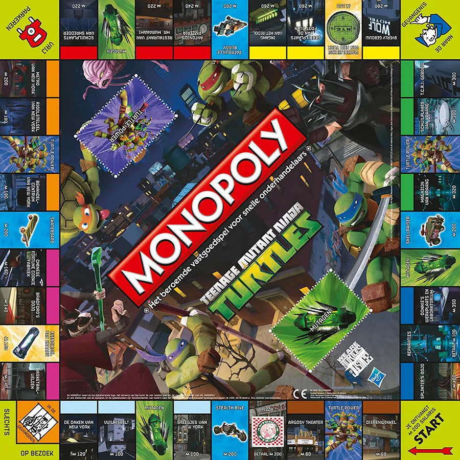 Monopoly Teenage Mutant Ninja Turtles - EXCLUSIEF