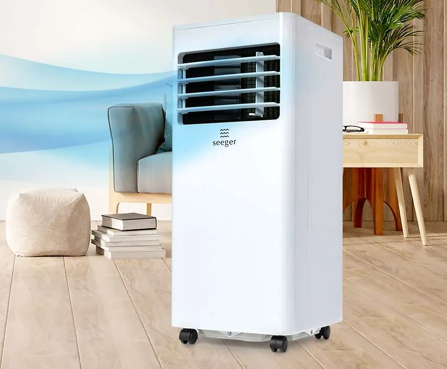 Seeger Mobiele Airco 7.000 BTU - Efficiënt Koelen, Ventileren En Ontvochtigen!