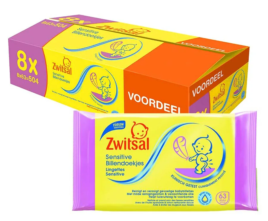 MEGA PACK Zwitsal Sensitive Billendoekjes - Voor De Extra Gevoelige Huid!