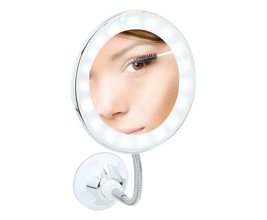 LED Spiegel Met Zuignap - Ideaal Voor Opmaken!