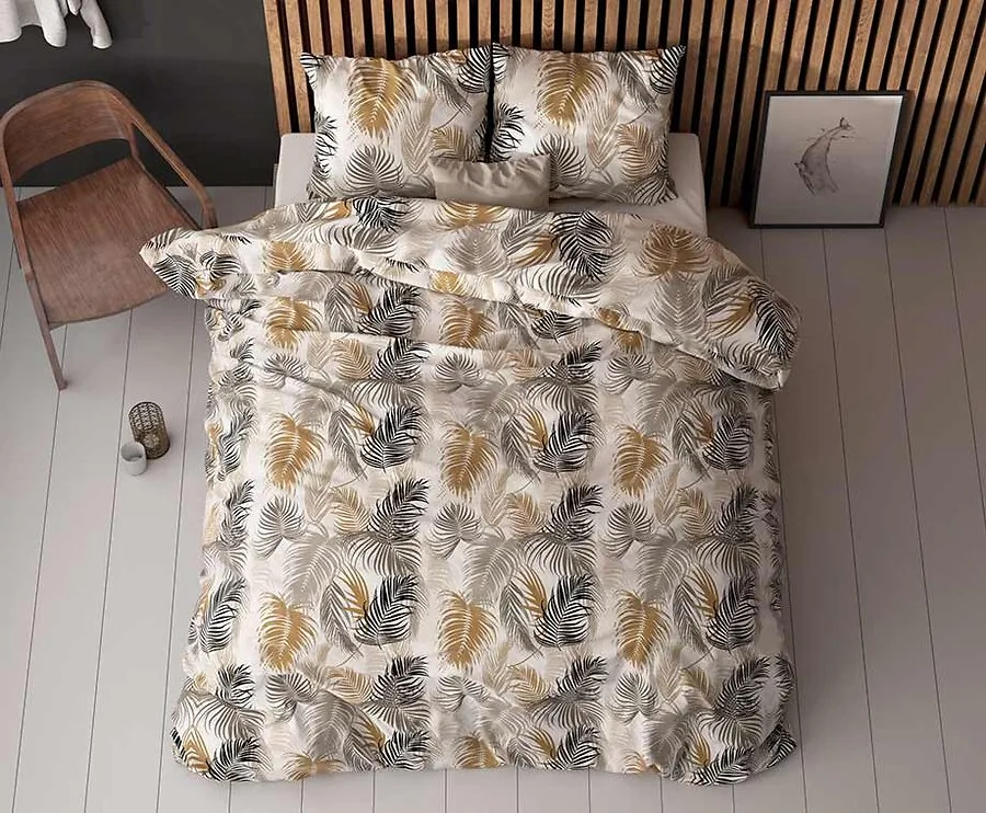 Sleeptime Dekbedovertrek - Feather District Sand - 240 x 200/220 | lits-jumeaux