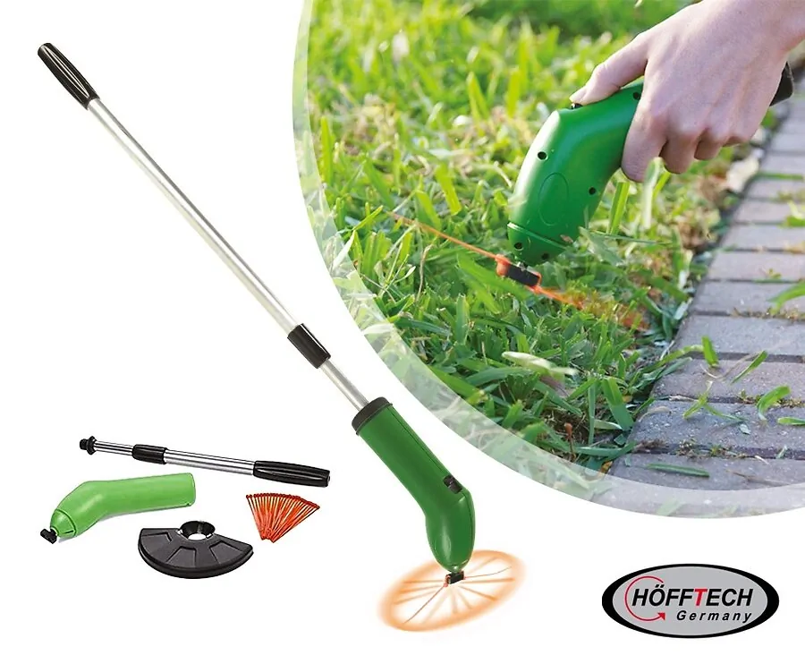 Snoerloze Grastrimmer - Snoeit Met Gewone Tie-Rips!