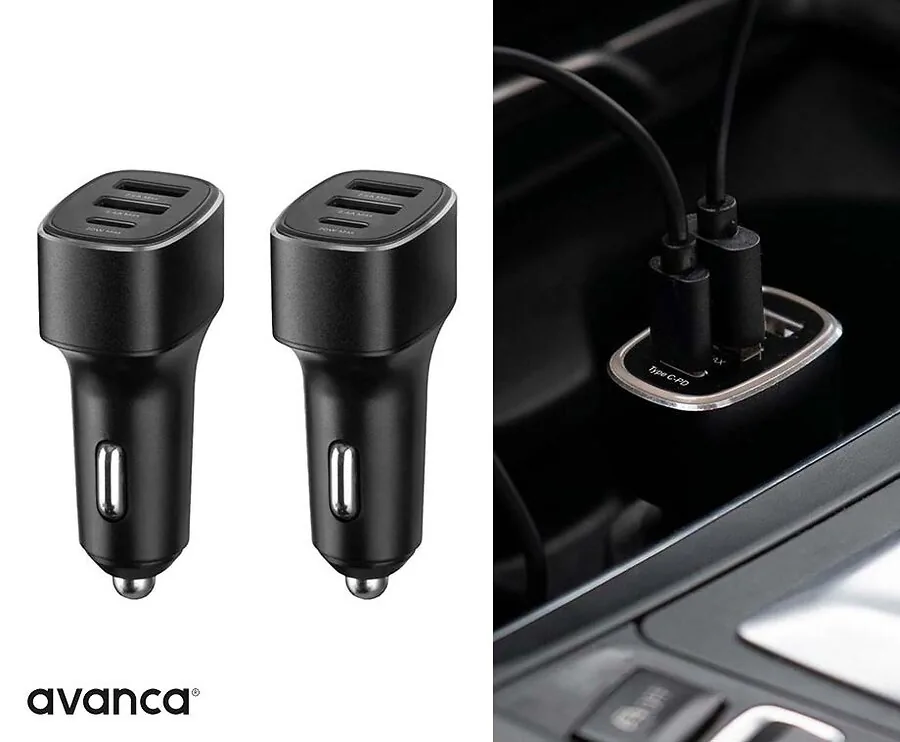 Avanca Car Charger Bundled - Vandaag 1+1 GRATIS!