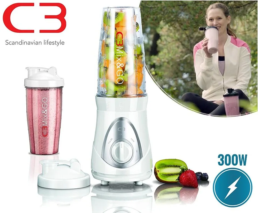 Krachtige C3 Mix&GO Blender - Voor Een Gezonde Levenstijl!