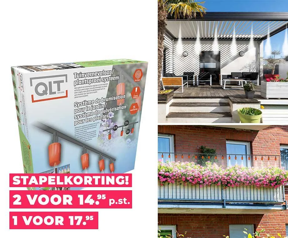Tuinvernevelaar Sproeier 15 Meter met 25 Sproeiers