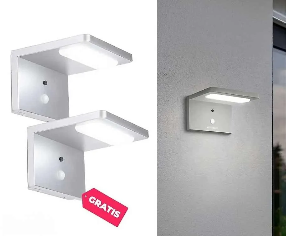 Wandlamp op Zonne-Energie met Bewegingssensor