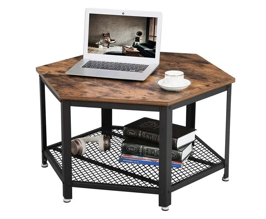 iBella Living Salontafel - Uniek Zeshoekig Design!