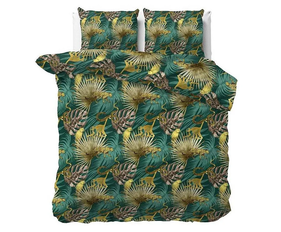 Sleeptime Dekbedovertrek - Golden Botanical - 140x200/220 | 1-persoons